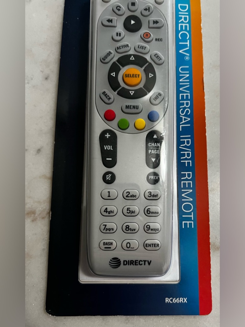 DIRECTV RC66RX Universal IR/RF Remote Control New In Package - Picture 2 of 3